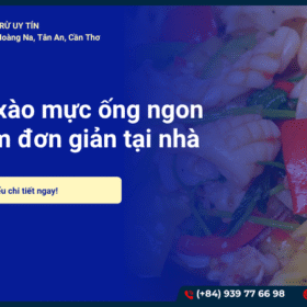 3 cách xào mực ống ngon hao cơm đơn giản tại nhà
