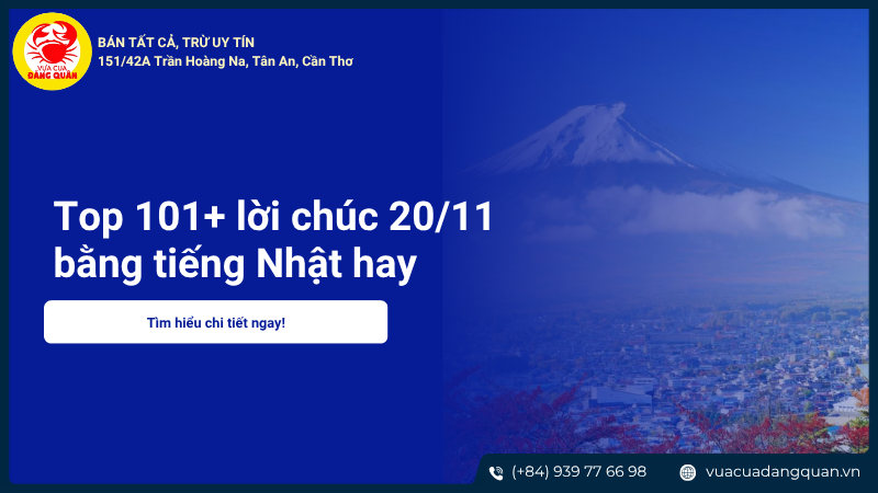 Top 101+ lời chúc 20/11 bằng tiếng Nhật hay, ý nghĩa nhất