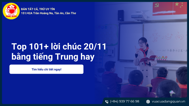 Top 101+ lời chúc 20/11 bằng tiếng Trung hay và ý nghĩa dành tặng thầy cô