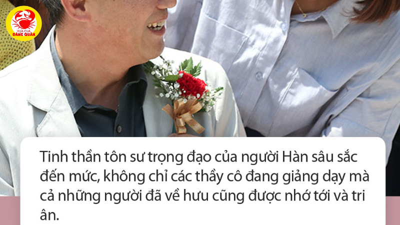 Lời chúc 20/11 bằng tiếng Hàn trang trọng (Dùng kính ngữ)