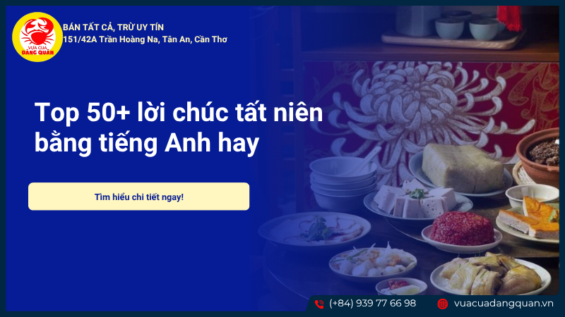 Top 50+ lời chúc tất niên bằng tiếng Anh hay và ý nghĩa nhất