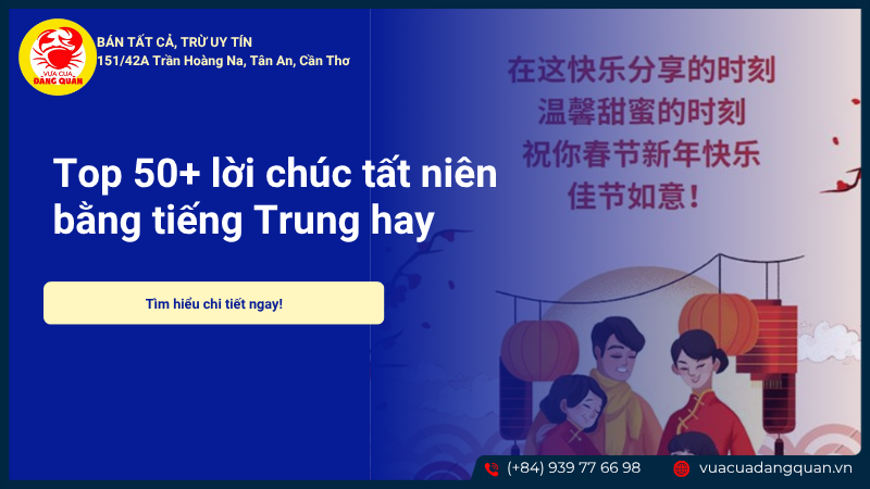 Top 50+ lời chúc tất niên bằng tiếng Trung hay và ý nghĩa