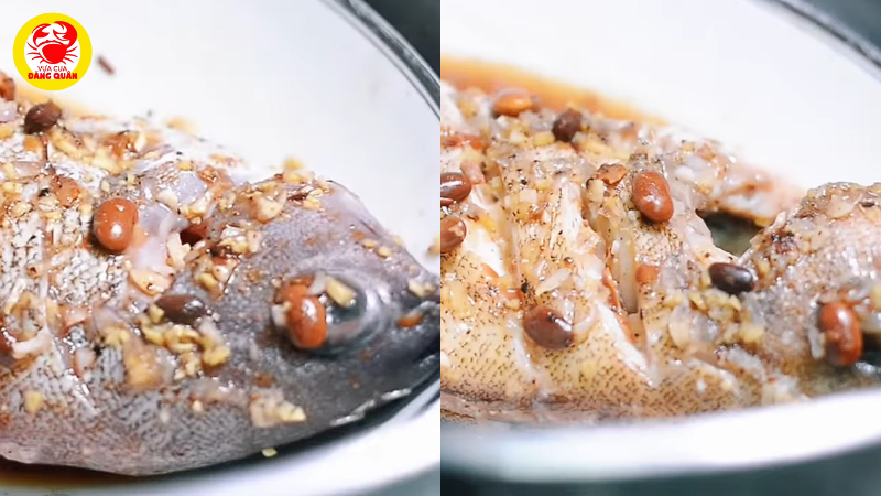 Hấp cá (chưng cách thủy)