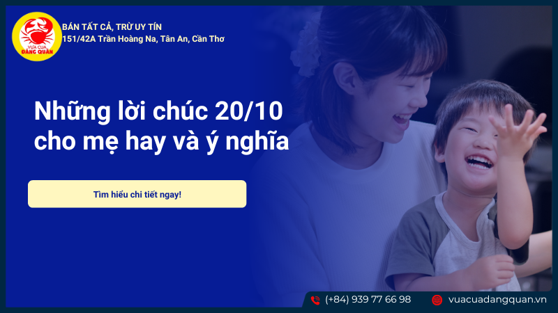 Những lời chúc 20/10 cho mẹ hay và ý nghĩa 2025