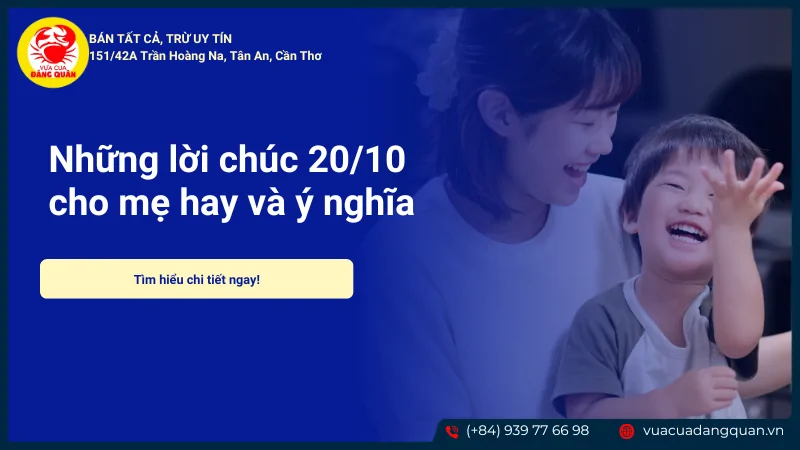 Những lời chúc 20/10 cho mẹ hay và ý nghĩa 2025