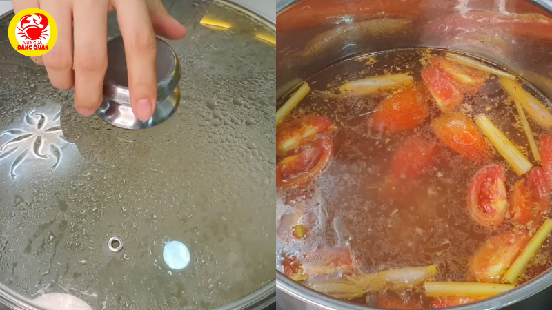 Nấu nước dùng lẩu