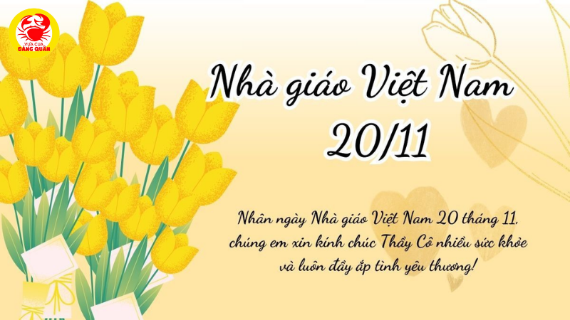 Lời chúc 20/11 ngắn gọn, ý nghĩa