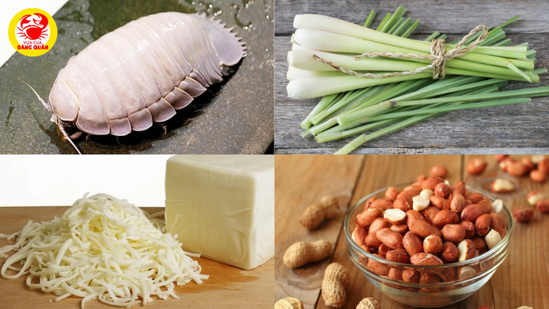 Nguyên liệu cho món bọ biển nướng