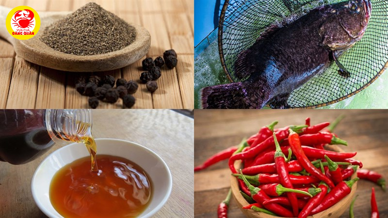 Nguyên liệu làm cá mú khó tiêu
