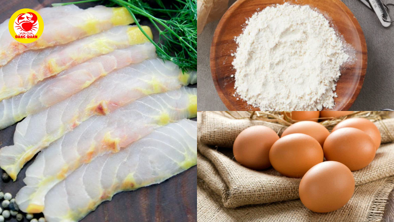 Nguyên liệu chính cá tầm rang muối