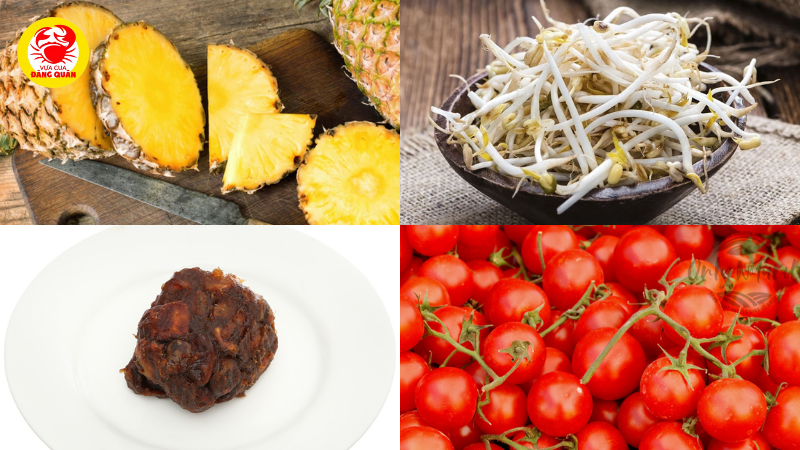 Nguyên liệu phụ nấu canh chua cá tầm