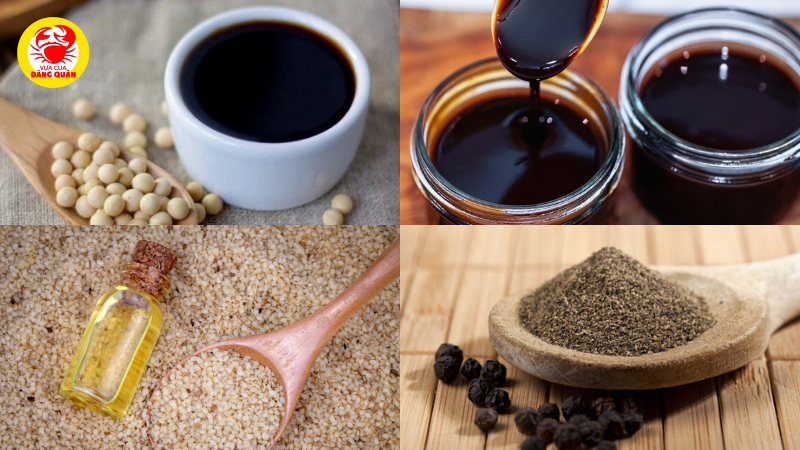 Nguyên liệu cho nước sốt xì dầu