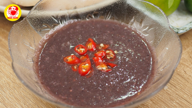 Nước chấm mắm tôm chanh ớt