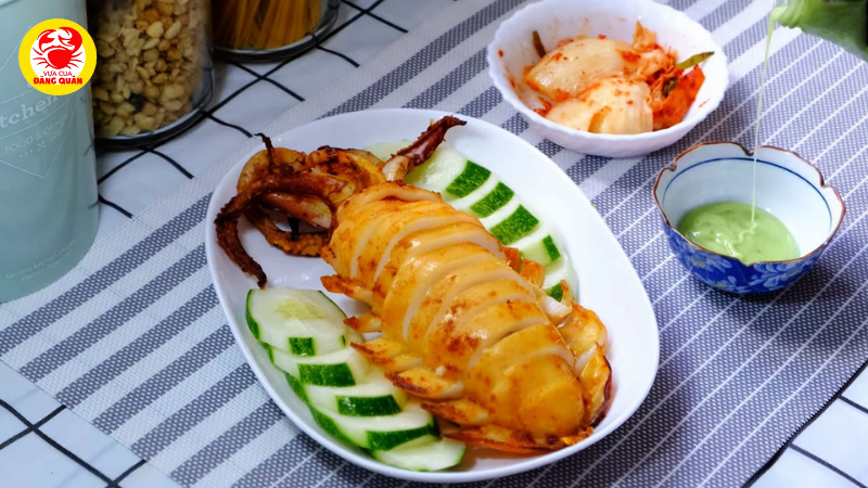 Mực ống nướng muối ớt xanh