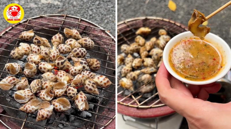 Ốc hương nướng mọi