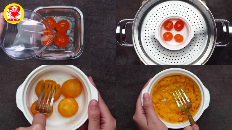 Pha chế sốt trứng muối
