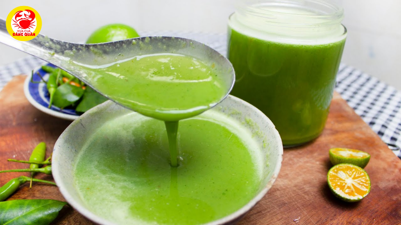 Pha nước chấm muối ớt xanh