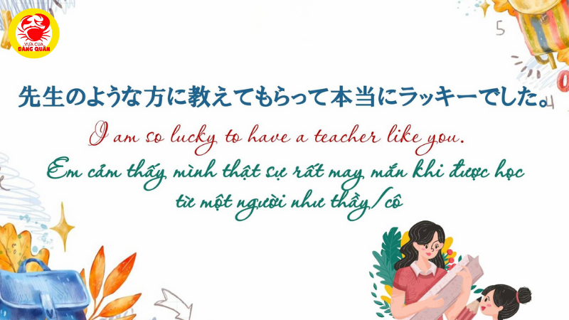 Lời chúc 20/11 tiếng Nhật sâu sắc, thể hiện lòng biết ơn