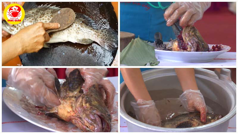 Sơ chế cá mú