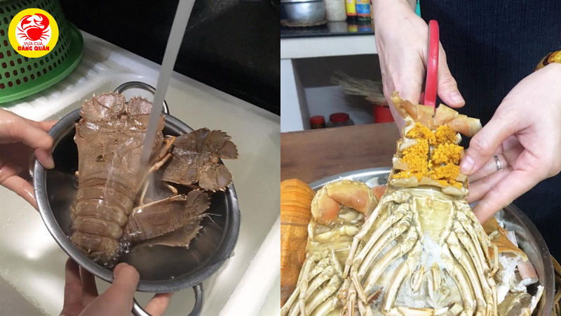 Sơ chế tôm mũ ni