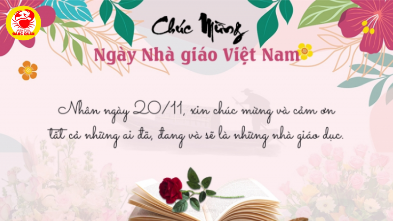 STT chúc mừng 20/11 để đăng mạng xã hội