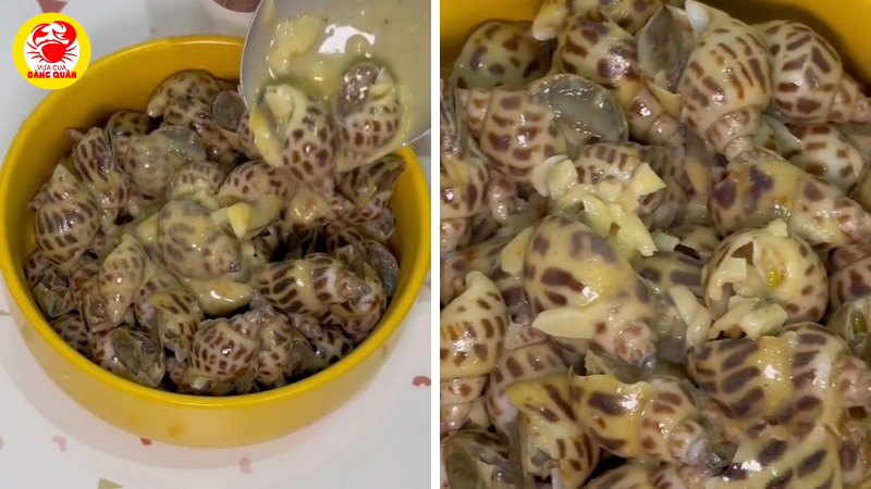 Thưởng thức ốc hương xào bơ tỏi