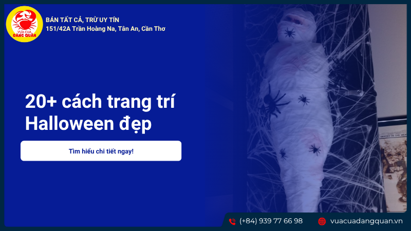 20+ cách trang trí Halloween đẹp đơn giản độc đáo 2025