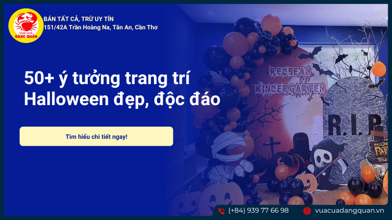 50+ ý tưởng trang trí Halloween đẹp, độc đáo mà đơn giản