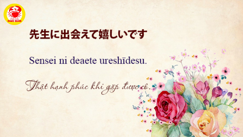 Lời chúc 20/11 bằng tiếng Nhật trang trọng (Dùng kính ngữ)