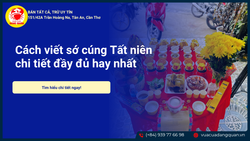 Cách viết sớ cúng Tất niên chi tiết đầy đủ hay nhất 2025
