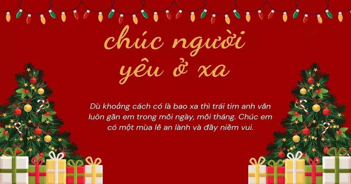 chúc giáng sinh cho người yêu